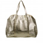 Tasche Metallic Gold, Farbe: metallic, Marke: Hausfelder Manufaktur, Abmessungen in cm: 45x35x11, Bild 3 von 5