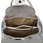 Handtasche Metallic Silber, Farbe: metallic, Marke: Hausfelder Manufaktur, EAN: 4065646021327, Abmessungen in cm: 30x23.5x12, Bild 7 von 7