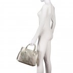 Handtasche Metallic Gold, Farbe: metallic, Marke: Hausfelder Manufaktur, EAN: 4065646021334, Abmessungen in cm: 30x23.5x12, Bild 4 von 7