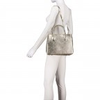 Handtasche Metallic Gold, Farbe: metallic, Marke: Hausfelder Manufaktur, EAN: 4065646021334, Abmessungen in cm: 30x23.5x12, Bild 5 von 7