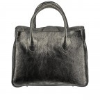 Handtasche Metallic Anthra, Farbe: anthrazit, Marke: Hausfelder Manufaktur, EAN: 4065646021341, Abmessungen in cm: 30x23.5x12, Bild 3 von 7