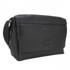 Kuriertasche Westferry Messenger Dorian LHF Black, Farbe: schwarz, Marke: Strellson, EAN: 4048835194590, Abmessungen in cm: 38x27x12, Bild 2 von 7