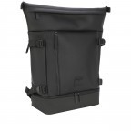 Rucksack Westferry Backpack Sebastian LVZ Black, Farbe: schwarz, Marke: Strellson, EAN: 4048835194545, Abmessungen in cm: 32x53x16, Bild 2 von 6