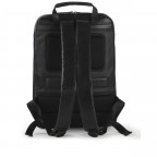 Rucksack Aarhus Daypack Black, Farbe: schwarz, Marke: Jost, EAN: 4025307792904, Abmessungen in cm: 30.5x42x13.5, Bild 4 von 14