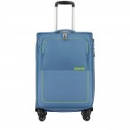 Koffer Spinner M erweiterbar Coronet Blue Lime, Farbe: blau/petrol, Marke: American Tourister, EAN: 5400520270894, Abmessungen in cm: 44x68x28, Bild 1 von 12