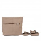 Umhängetasche Mademoiselle M8 vegan Cappuccion, Farbe: beige, Marke: Zwei, EAN: 4250257926998, Abmessungen in cm: 23x25x10, Bild 1 von 9