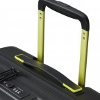Handgepäck-Trolley Hello Cabin Spinner 55 Expandable Coated Black Lime, Farbe: schwarz, Marke: American Tourister, EAN: 5400520295569, Abmessungen in cm: 40x55x24.5, Bild 12 von 14