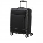 Koffer Hello Cabin Spinner 55 Expandable Onyx Black, Farbe: schwarz, Marke: American Tourister, EAN: 5400520242938, Abmessungen in cm: 40x55x21, Bild 2 von 15