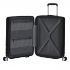 Koffer Hello Cabin Spinner 55 Expandable Onyx Black, Farbe: schwarz, Marke: American Tourister, EAN: 5400520242938, Abmessungen in cm: 40x55x21, Bild 10 von 15