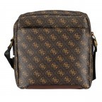 Umhängetasche 4G-Logo Brown Ochre, Farbe: braun, Marke: Guess, EAN: 7626101548840, Abmessungen in cm: 22x22x6.3, Bild 3 von 6