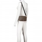 Umhängetasche Vezzola Smart Brown Ochre, Farbe: braun, Marke: Guess, EAN: 7626101550546, Abmessungen in cm: 21x14.5x6, Bild 5 von 6