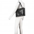 Shopper Eco Mietta 4G-Logo Black, Farbe: schwarz, Marke: Guess, EAN: 0190231880301, Abmessungen in cm: 37x26x10, Bild 4 von 5