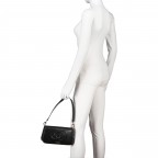 Umhängetasche Eco Mietta Black, Farbe: schwarz, Marke: Guess, EAN: 0190231880271, Abmessungen in cm: 24x13x7, Bild 4 von 8