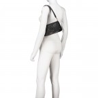 Umhängetasche Eco Mietta Black, Farbe: schwarz, Marke: Guess, EAN: 0190231880271, Abmessungen in cm: 24x13x7, Bild 5 von 8