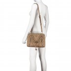 Handtasche Eco Erica 4G-Logo Latte, Farbe: cognac, Marke: Guess, EAN: 0190231872429, Abmessungen in cm: 28.5x22x11, Bild 5 von 7