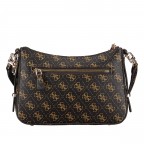 Umhängetasche Eco Erica 4G-Logo Brown, Farbe: braun, Marke: Guess, EAN: 0190231872344, Abmessungen in cm: 24.5x17.5x6, Bild 3 von 6