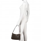 Umhängetasche Eco Erica 4G-Logo Brown, Farbe: braun, Marke: Guess, EAN: 0190231872344, Abmessungen in cm: 24.5x17.5x6, Bild 4 von 6