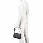 Tasche Noelle 4G-Logo Black, Farbe: schwarz, Marke: Guess, EAN: 0190231889519, Abmessungen in cm: 22x13.5x4, Bild 4 von 6