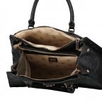 Handtasche Cresidia 4G-Logo Peony Black, Farbe: schwarz, Marke: Guess, EAN: 0190231873198, Abmessungen in cm: 34.5x24.5x13, Bild 7 von 8