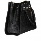Handtasche Cresidia 4G-Logo Peony Black, Farbe: schwarz, Marke: Guess, EAN: 0190231873198, Abmessungen in cm: 34.5x24.5x13, Bild 8 von 8