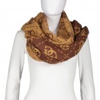 Schal Brown Ochre, Farbe: braun, Marke: Guess, EAN: 7625408633457, Abmessungen in cm: 67x210x0.1, Bild 2 von 2