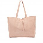Shopper Velours Rose, Farbe: rosa/pink, Marke: Hausfelder Manufaktur, EAN: 4065646021358, Abmessungen in cm: 36.5x31x12.5, Bild 1 von 5