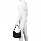Beuteltasche Alvarado Nero, Farbe: schwarz, Marke: Valentino Bags, EAN: 8054942519801, Abmessungen in cm: 24x18.5x7, Bild 4 von 8