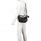 Beuteltasche Alvarado Nero, Farbe: schwarz, Marke: Valentino Bags, EAN: 8054942519801, Abmessungen in cm: 24x18.5x7, Bild 7 von 8