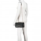 Umhängetasche Brass Nero, Farbe: schwarz, Marke: Valentino Bags, EAN: 8054942519139, Abmessungen in cm: 24.5x14.5x9, Bild 6 von 8