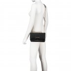 Umhängetasche Brass Nero, Farbe: schwarz, Marke: Valentino Bags, EAN: 8054942519139, Abmessungen in cm: 24.5x14.5x9, Bild 7 von 8
