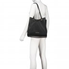 Shopper Post Relove Recycle Nero, Farbe: schwarz, Marke: Valentino Bags, EAN: 8054942520449, Abmessungen in cm: 32x31x20, Bild 4 von 5