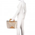 Handtasche Bag in Bag Beige, Farbe: beige, Marke: Hausfelder Manufaktur, EAN: 4065646021372, Abmessungen in cm: 29x25.5x13.5, Bild 4 von 10
