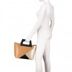Handtasche Bag in Bag Schwarz, Farbe: schwarz, Marke: Hausfelder Manufaktur, EAN: 4065646021389, Abmessungen in cm: 29x25.5x13.5, Bild 4 von 10