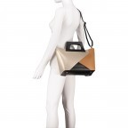 Handtasche Bag in Bag Schwarz, Farbe: schwarz, Marke: Hausfelder Manufaktur, EAN: 4065646021389, Abmessungen in cm: 29x25.5x13.5, Bild 6 von 10