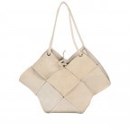 Tasche mit Wendefunktion Beige, Farbe: beige, Marke: Hausfelder Manufaktur, EAN: 4065646021419, Abmessungen in cm: 49x34x17, Bild 2 von 7