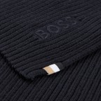 Schal Magico Dark Blue, Farbe: blau/petrol, Marke: Boss, EAN: 4063543655331, Abmessungen in cm: 25x170x0.3, Bild 4 von 4