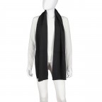 Schal Magico Black, Farbe: schwarz, Marke: Boss, EAN: 4063543655324, Abmessungen in cm: 25x170x0.3, Bild 2 von 4