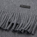 Schal Albas Medium Grey, Farbe: grau, Marke: BOSS, EAN: 4063539930121, Abmessungen in cm: 24x182x0.2, Bild 4 von 4