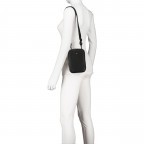 Umhängetasche Ray Neck Clutch N. Black, Farbe: schwarz, Marke: Boss, EAN: 4063544801577, Abmessungen in cm: 13x19.5x5, Bild 4 von 6