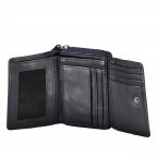 Geldbörse Anchor-Love Carla SL.12650 Midnight Navy, Farbe: blau/petrol, Marke: Harbour 2nd, EAN: 4046478064621, Abmessungen in cm: 12x10x3, Bild 4 von 5