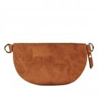 Gürteltasche / Umhängetasche Velours Cognac, Farbe: cognac, Marke: Hausfelder Manufaktur, EAN: 4065646021471, Abmessungen in cm: 23x14x7, Bild 3 von 6