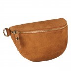 Gürteltasche / Umhängetasche Velours Cognac, Farbe: cognac, Marke: Hausfelder Manufaktur, EAN: 4065646021495, Abmessungen in cm: 23x14x7, Bild 2 von 6