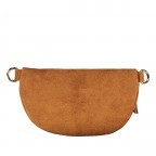 Gürteltasche / Umhängetasche Velours Cognac, Farbe: cognac, Marke: Hausfelder Manufaktur, EAN: 4065646021495, Abmessungen in cm: 23x14x7, Bild 3 von 6