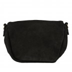 Gürteltasche / Umhängetasche Velours Schwarz, Farbe: schwarz, Marke: Hausfelder Manufaktur, EAN: 4065646021525, Abmessungen in cm: 22.5x16x13, Bild 3 von 6