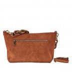 Umhängetasche Velours Cognac, Farbe: cognac, Marke: Hausfelder Manufaktur, EAN: 4065646021587, Abmessungen in cm: 24x19.5x9, Bild 1 von 7