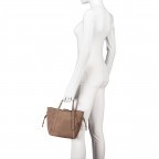 Handtasche Pretty Wonder Suede S variabel in der Form Mocha, Farbe: taupe/khaki, Marke: Hey Marly, EAN: 4262391068557, Abmessungen in cm: 29x20x10, Bild 5 von 8