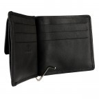 Dollar-Clip Alba 027 mit RFID-Schutz Schwarz, Farbe: schwarz, Marke: Flanigan, EAN: 4066727006097, Abmessungen in cm: 11x9.5x1, Bild 5 von 6
