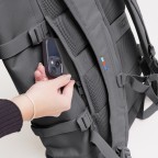 Rucksack Rolltop 2.0 Shark, Farbe: grau, Marke: Got Bag, EAN: 4260483886171, Abmessungen in cm: 33x43x16, Bild 12 von 13