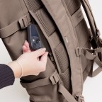 Rucksack Rolltop 2.0 Monochrome Oyster, Farbe: taupe/khaki, Marke: Got Bag, EAN: 4260483885143, Abmessungen in cm: 33x43x16, Bild 9 von 13