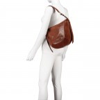 Beuteltasche Crossbody Marrone, Farbe: cognac, Marke: The Bridge, EAN: 8033748557866, Abmessungen in cm: 34x28x13, Bild 4 von 5